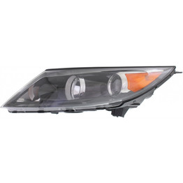 CarLights360: For 2011 2012 Kia Sportage Headlight Assembly w/ Bulbs Black Housing CAPA Certified (CLX-M1-322-1133L-AC2-CL360A1-PARENT1)