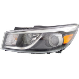 CarLights360: For 2015 16 17 2018 Kia Sedona Headlight Assembly w/ Bulbs Black Housing DOT Certified (CLX-M1-322-1145L-AF2-CL360A1-PARENT1)
