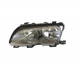 CarLights360: For 2002 2003 2004 2005 BMW 330i Headlight Assembly Chrome w/Bulbs (CLX-M1-343-1109L-AS1-CL360A3-PARENT1)
