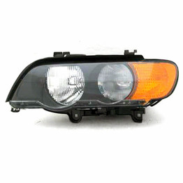CarLights360: For 2000 2001 2002 03 BMW X5|Headlight Assembly w/Bulbs Black Housing (CLX-M1-343-1120L-AS2Y-CL360A1-PARENT1)