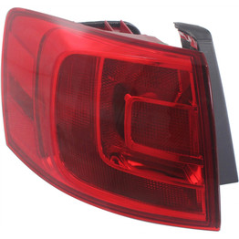 CarLights360: For 2011-2016 VOLKSWAGEN JETTA Tail Light Assembly w/ Bulbs (CLX-M1-340-1931L-AS-CL360A1-PARENT1)