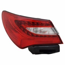 CarLights360: For 2011 2012 2013 2014 Chrysler 200 Tail Light Assembly w/Bulbs DOT Certified (CLX-M1-332-1963L-AF-CL360A1-PARENT1)