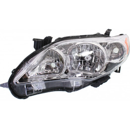 CarLights360: For 2011 2012 2013 Toyota Corolla Headlight Assembly Chrome (CLX-M1-311-11C5L-US1-CL360A1-PARENT1)