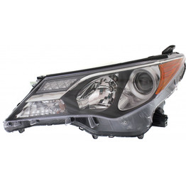CarLights360: For 2013 2014 2015 Toyota RAV4 Headlight Assembly w/Bulbs Black Housing DOT Certified (CLX-M1-311-11D5L-AF2-CL360A1-PARENT1)
