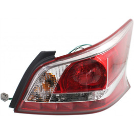 CarLights360: For 2013 Nissan Altima Tail Light Assembly CAPA Certified w/Bulbs Halogen Type (Vehicle Trim: Sedan) (CLX-M0-11-6480-00-9-CL360A1-PARENT1)