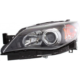 CarLights360: For 2008 09 10 2011 Subaru Impreza Headlight Assembly w/ Bulbs Black Housing DOT Certified (CLX-M1-319-1118L-AF2-CL360A1-PARENT1)