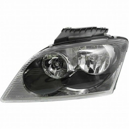 CarLights360: For 2006 Chrysler Pacifica Headlight Assembly w/Bulbs Black Housing DOT Certified (CLX-M1-332-1169L-AF2-CL360A1-PARENT1)