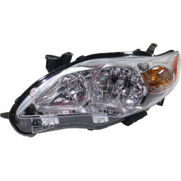 For Toyota Corolla Headlight Assembly 2011 2012 2013 Chrome Base/CE/LE (CLX-M0-312-11C5L-AS1-CL360A50-PARENT1)