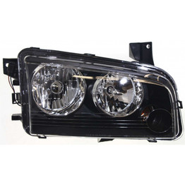 CarLights360: For 2007 08 09 2010 Dodge Charger Headlight Assembly DOT Certified w/ Bulbs Halogen Type (Vehicle Trim: From 11/2006) (CLX-M0-20-6728-00-1-CL360A1-PARENT1)