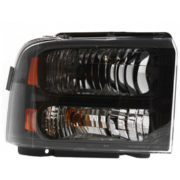 CarLights360: For 2005 2006 2007 Ford F-350 Super Duty Headlight Assembly w/ Bulbs (Vehicle Trim: Harley-Davidson Edition) (CLX-M0-20-6700-90-CL360A2-PARENT1)