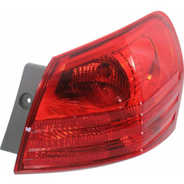 CarLights360: For 2008 - 2013 Nissan Rogue Tail Light Assembly DOT Certified w/Bulbs (CLX-M0-11-6336-00-1-CL360A2-PARENT1)
