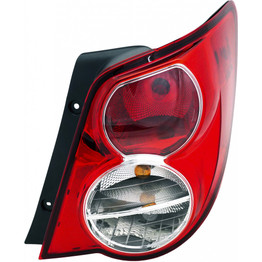 CarLights360: For 2012 2013 2014 Chevy Sonic Tail Light Assembly Left DOT Certified w/Bulbs Vehicle Trim: Sedan (CLX-M0-11-6420-00-1-CL360A1-PARENT1)