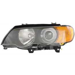 CarLights360: For 2000 2001 02 2003 BMW X5 Headlight Assembly w/Bulbs HID Type Black Housing (CLX-M1-343-1123L-ASH2Y-CL360A1-PARENT1)