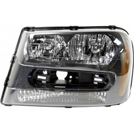 CarLights360: For 2002-2009 Chevy Trailblazer Headlight Assembly w/ Bulbs-CAPA Certified (CLX-M1-334-1117L-AC-CL360A1-PARENT1)