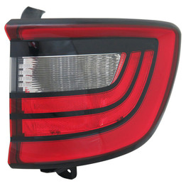 CarLights360: For 2014 2015 2016 2017 2018 Dodge Durango Tail Light Assembly CAPA Certified w/ Bulbs LED Type (CLX-M0-11-6678-00-9-CL360A1-PARENT1)