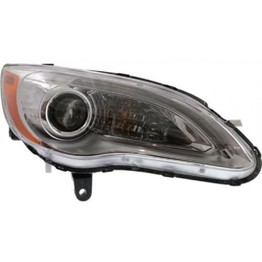 CarLights360: For 2011 2012 2013 2014 Chrysler 200 Headlight Assembly DOT Certified Chrome Bezel w/Bulbs (Vehicle Trim: LX ; Limited ; Touring) (CLX-M0-20-9198-00-1-CL360A1-PARENT1)