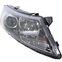 CarLights360: For 2011 2012 2013 2014 Kia Optima Headlight Assembly Unpainted CAPA Certified w/ Bulbs Halogen Type (CLX-M0-20-12554-90-9-CL360A1-PARENT1)
