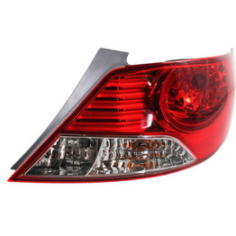 CarLights360: For 2012 2013 2014 Hyundai Accent Tail Light Assembly CAPA Certified w/ Bulbs (Vehicle Trim: Sedan) (CLX-M0-11-11942-00-9-CL360A1-PARENT1)