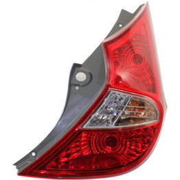 CarLights360: For 2012 2013 2014 Hyundai Accent Tail Light Assembly DOT Certified w/ Bulbs (Vehicle Trim: Hatchback) (CLX-M0-11-11950-00-1-CL360A1-PARENT1)