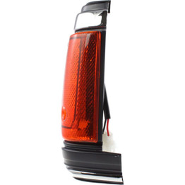 For Nissan Pickup Corner Light 1987 1988 1989 | w/ Chrome Trim | RWD | Amber Lens (CLX-M0-USA-18-1152-66-CL360A70-PARENT1)