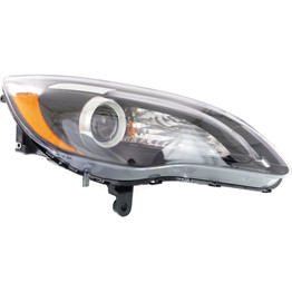 For Chrysler 200 Headlight Assembly 2011 12 13 2014 | Halogen | Black Interior | w/o Chrome Insert | S Model | Convertible/Sedan (CLX-M0-USA-REPC100340-CL360A70-PARENT1)