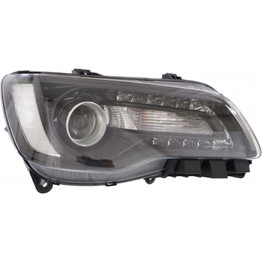 For Chrysler 300 Headlight Assembly 2015 2016 2017 | Halogen | Black Interior (CLX-M0-USA-REPC100368-CL360A70-PARENT1)