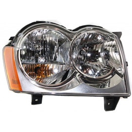 For Jeep Grand Cherokee Headlight Assembly 2005 2006 2007 | Halogen | CAPA (CLX-M0-USA-J100114Q-CL360A70-PARENT1)