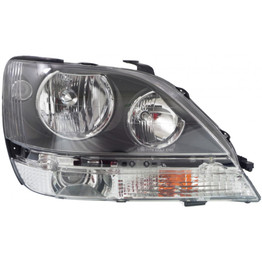 For Lexus RX300 Headlight 1999 2000 Halogen Type | Black Interior (CLX-M0-USA-20-5808-00-CL360A70-PARENT1)