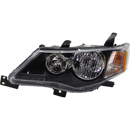CarLights360: For 2007 2008 Mitsubishi Outlander Headlight Assembly w/ Bulbs Black Housing DOT Certified (CLX-M1-313-1141L-AF2-CL360A1-PARENT1)