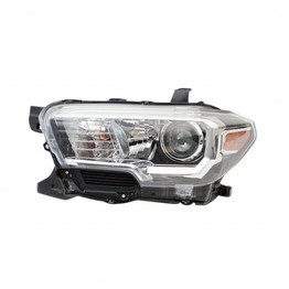 For Toyota Tacoma 2016 2017 Headlight Assembly Halogen w/Led DRL Black DOT Certified (CLX-M1-311-11AEL-AFN2-PARENT1)