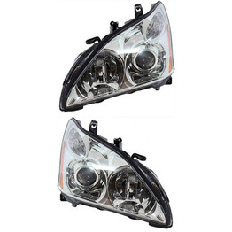 For Lexus RX330 Headlight Assembly 2004 2005 2006 | HID | w/o Adaptive Front Lighting System | w/o Bulbs (CLX-M0-USA-REPL100114-CL360A70-PARENT1)