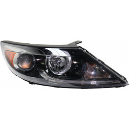 For Kia Sportage Headlight Assembly 2013 14 15 2016 | Halogen Type | w/ LED Accent Light CAPA Certified (CLX-M0-USA-RK10010010Q-CL360A70-PARENT1)