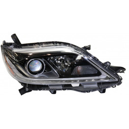 For Toyota Sienna Headlight 2015 16 17 18 2019 Halogen | XLE / Limited Model | w/ LED Daytime Running Light | CAPA (CLX-M0-USA-REPTY100134Q-CL360A70-PARENT1)
