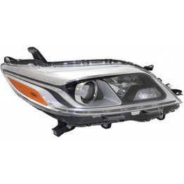 For Toyota Sienna Headlight Assembly 2015 16 17 18 2019 | Halogen | XLE/Limited Model | w/ LED Daytime Running Light (CLX-M0-USA-REPTY100134-CL360A70-PARENT1)