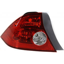 CarLights360: For 2004 2005 HONDA CIVIC Tail Light Assembly w/Bulbs DOT Certified (CLX-M1-316-1958L-AF-CL360A1-PARENT1)