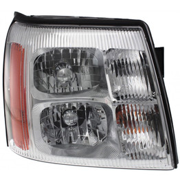 For Cadillac Escalade Headlight 2003 04 05 2006 Assembly | HID | w/ Regular High Beam / Corner Lamp Bulbs (CLX-M0-USA-C100152-CL360A70-PARENT1)