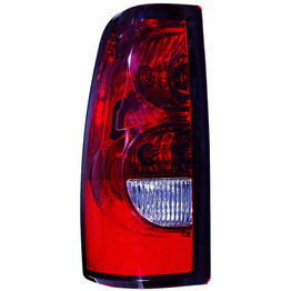 For Chevy Silverado Tail Light Assembly Fleetside 1500 / 2500 / 3500 Single R/Wheel Dark Trim 2004-2007 (CLX-M0-335-1906L-AS-DR-CL360A55-PARENT1)