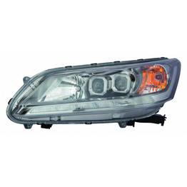 For Honda Accord Headlight Assembly 2013 2014 2015 Sedan LED W/ DRL CAPA (CLX-M0-317-1168L-AC7-CL360A55-PARENT1)