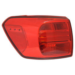 For Kia Sedona Tail Light Assembly 2015 Outer LED CAPA (CLX-M0-323-1953L-AC-CL360A50-PARENT1)