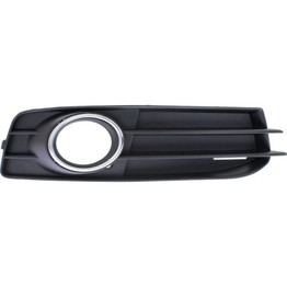 For Audi A3 / A3 Quattro Fog Light Cover 2009 10 11 12 2013 | Black | w/ Chrome Trim | w/ Sport Package | DOT / SAE Compliance (CLX-M0-USA-REPA108604-CL360A70-PARENT1)