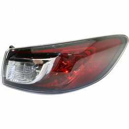 For Mazda 3 Sedan Tail Light Assembly 2010 11 12 2013 Outer | Halogen / Standard Type (CLX-M0-USA-REPM730130-CL360A70-PARENT1)