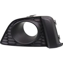 For Honda Fit Fog Light Cover 2015 2016 2017 | Bezel | Textured Black | DOT / SAE Compliance (CLX-M0-USA-REPH108014-CL360A70-PARENT1)