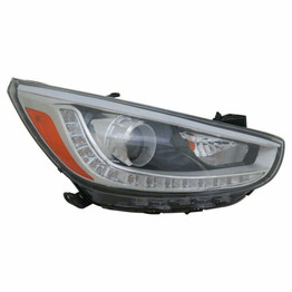 For 2012-2017 Hyundai Accent Headlight DOT Certified Bulbs Included LED; Projector Type (CLX-M0-20-9684-00-1-PARENT1)