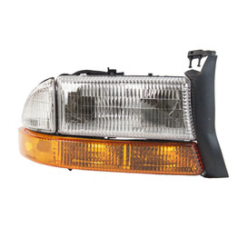 For 1998-2004 Dodge Dakota Headlight DOT Certified Lens and Housing Only from 8/18/97; Includes Park/Signal/Marker Lamps (CLX-M0-20-5064-09-1-PARENT1)