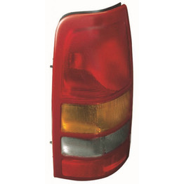 CarLights360: For 2003 GMC SIERRA 1500 Tail Light Assembly Driver Side - (CAPA Certified) Replacement for GM2800186 (CLX-M1-334-1901L-UC-CL360A2)