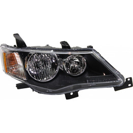 For Mitsubishi Outlander Halogen Headlight 2007-2008 Matte Black Bezel (CLX-M0-20-12144-00-CL360A55-PARENT1)