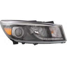 CarLights360: For 2015 Kia Sedona Headlight Assembly DOT Certified w/ Jewel LED Position (P.L)  w/ Bulbs Halogen Type (Vehicle Trim: Limited) (CLX-M0-20-9652-80-1-CL360A1-PARENT1)
