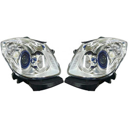 For Buick Enclave Headlight 2008 09 10 11 2012 Pair Driver and Passenger Side HID w/ Ballast w/o AFS For GM2502311 | 22777955 (PLX-M0-20-9024-00-CL360A55)