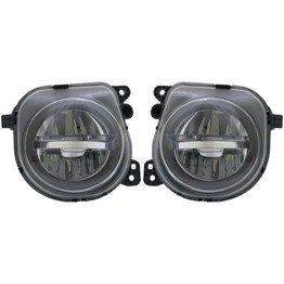 For BMW 528i / 535i / 550i / 535d Fog Light 2014 2015 2016 Pair Driver and Passenger Side LED w/o Night Vision For BM2592152 | 63 17 7 311 293 (PLX-M0-19-12570-00-CL360A55)