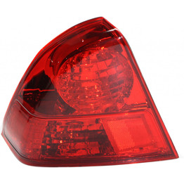 For 2003-2005 Honda Civic Rear Tail Light Assembly Unit 4dr Sedan Quarter Panel Mounted w/o Bulbs or Sockets (CLX-M0-HD420-U000L-PARENT1)